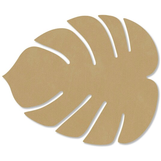 Lind Dna Leaf Glassunderlag 12x14 cm Khaki