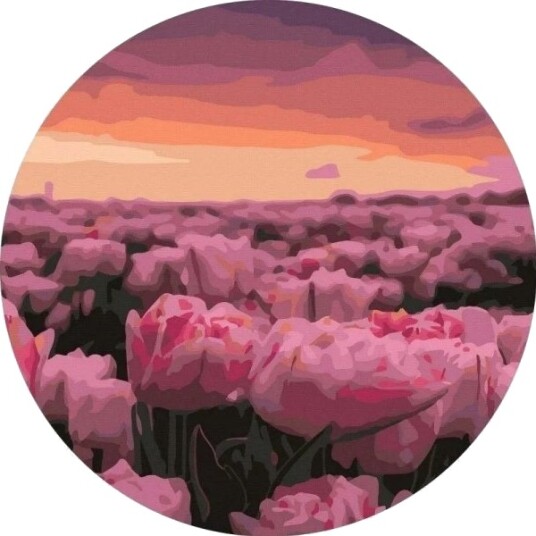 Twoje Hobby Mal Etter Tall Rund Tulip Field 40