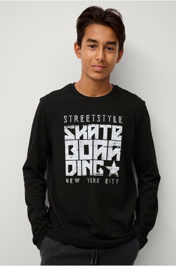 Ellos Collection T skjorte Caleb Svart