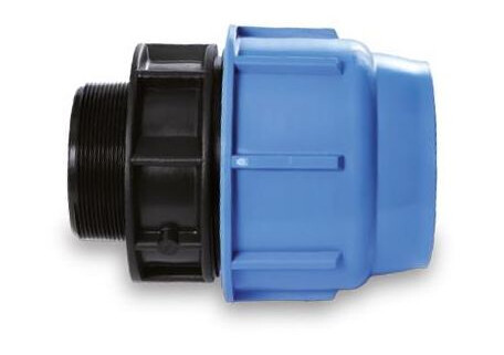 Georg Fischer 3004080262 PEM-kobling PP, rett, plast-utvendig gjenge 32 x G32 Georg Fischer 3004080262 PEM-kobling PP, rett, plast-utvendig gjenge 32 x G32