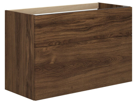Dansani Inzo Servantskap med 2 skuffer 100x44x64 cm uten grep Brun Eik