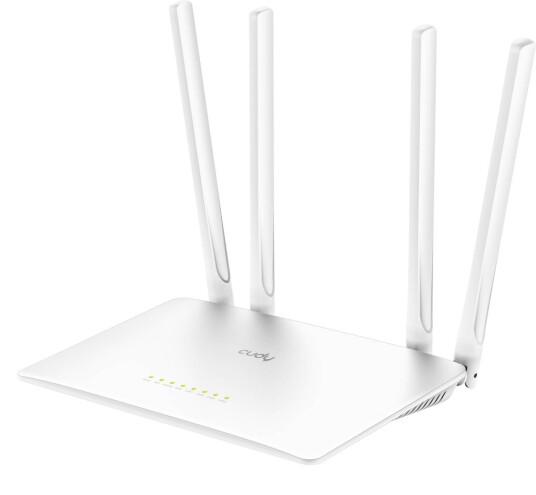 Cudy WR1200 Dobbelbånds Wi-Fi Router AC1200 Hvit