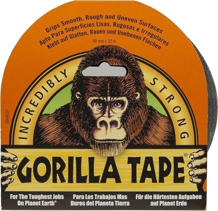 Gorilla Tape Isolasjonstape Svart 4,77Cm × 32M
