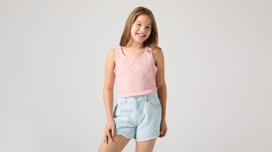 Levis Meet and greet ribbed tank coral blush 10 ÅR