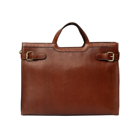Re:Designed by Dixiey May Big veske i skinn Cognac Re:Designed by Dixiey May Big veske i skinn Cognac
