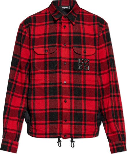 Dsquared2 Herre Skjorter Rød XS, Dsquared2 Herre Skjorter Rød XS,