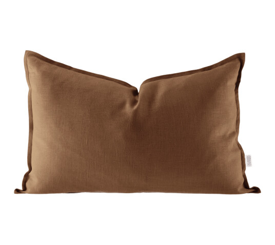 Scandi Living Calm putetrekk lin 40 x 60 cm, Almond Brown
