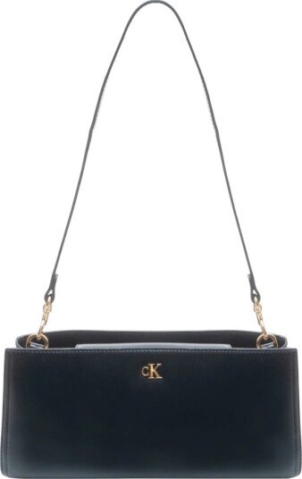 Calvin Klein Ck Elongated Shoulder Bag Black ONE SIZE Calvin Klein Ck Elongated Shoulder Bag Black ONE SIZE