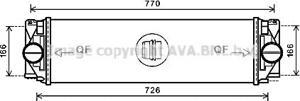 Intercooler PRASCO MSA4582