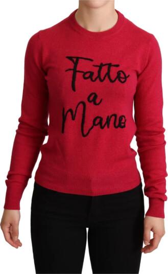 Dolce & Gabbana Dame Strikkevarer Rosa L, Dolce & Gabbana Dame Strikkevarer Rosa L,