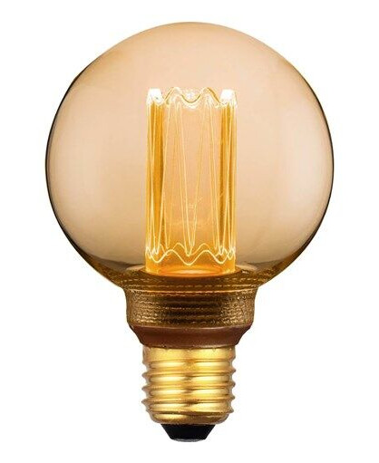 EGLO LED-lyspære LED G80 4,3W 1800K 3-step dimbar E27, ravfarget E27 EGLO LED-lyspære LED G80 4,3W 1800K 3-step dimbar E27, ravfarget E27