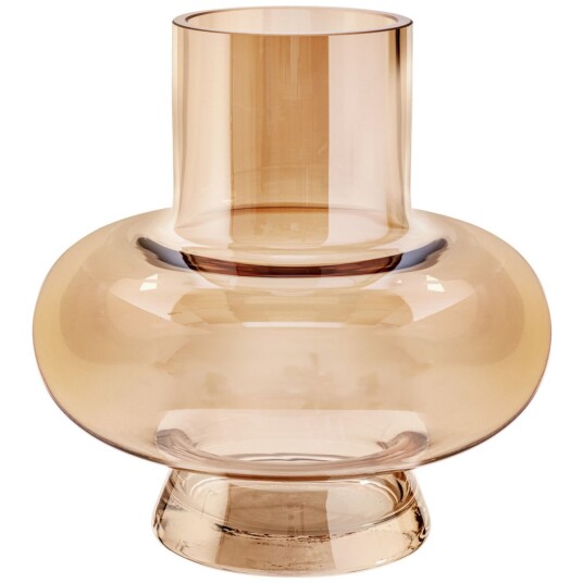 VEGA Glassvase Biserka; 20x19.5 cm (ØxH); Brun