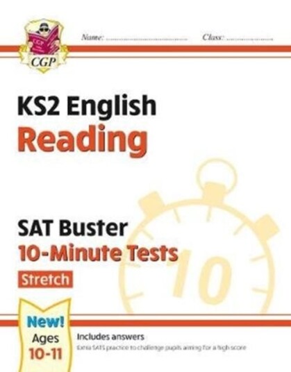 Ks2 English Sat Buster 10-Minute Tests: Reading - Stretch (For The 2024 Tests) Av Cgp Books