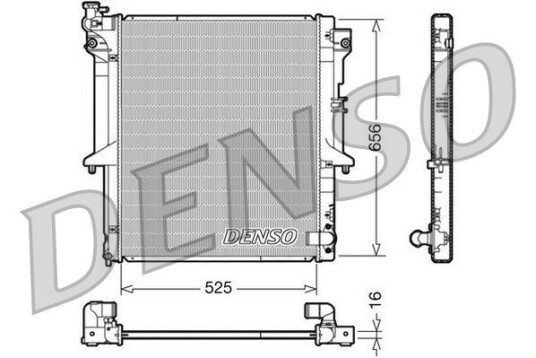 Radiator DENSO DRM45017 Radiator DENSO DRM45017