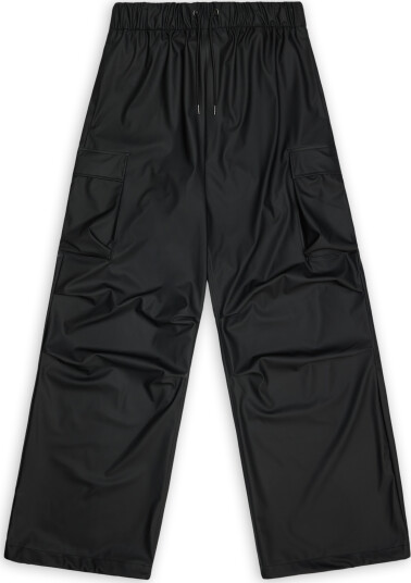 Rains Pocket Rain Pants Wide W3 Black XS Rains Pocket Rain Pants Wide W3 Black XS