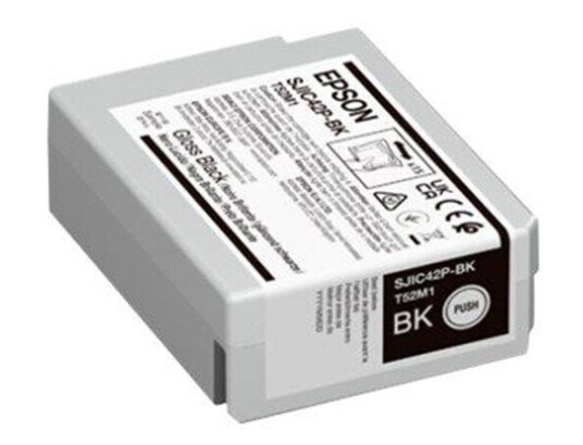 Epson SJIC42P-BK - black - original - ink cartridge - Blekkpatron Svart