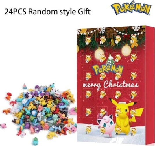 Pokémon Adventskalenderboks 24 deler Juleblindsboks