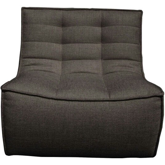 Ethnicraft Ethnicraft N701 Sofa Mørkegrå 1 seters Lenestoler Polyester Mørk Grå 20232