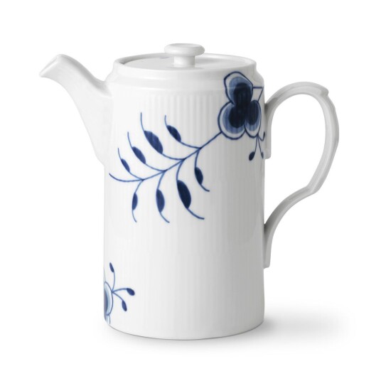 Royal Copenhagen Blue Fluted Mega kanne med lokk 1,1 l