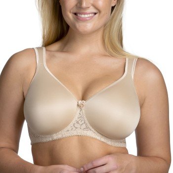 Miss Mary Smooth Lacy T-shirt Bra BH Beige B 80 Dame