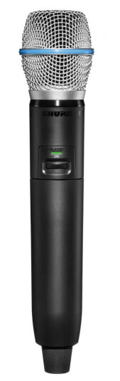 Shure Glxd2+ Beta87a Håndholdt Sender 2.4 / 5.8 Ghz Shure Glxd2+ Beta87a Håndholdt Sender 2.4 / 5.8 Ghz