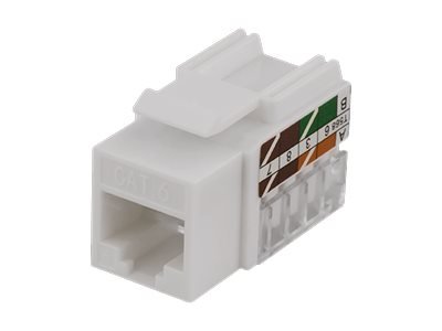 Deltaco Md-111 Modulinnlegg Cat 6 Utp Rj-45 Hvit Deltaco Md-111 Modulinnlegg Cat 6 Utp Rj-45 Hvit
