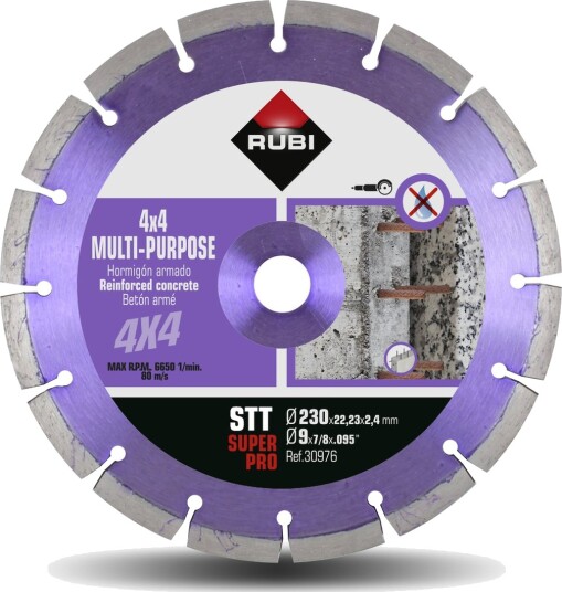 RUBI DIAMANTBLAD SEGMENTERT STT 230 SUPERPRO