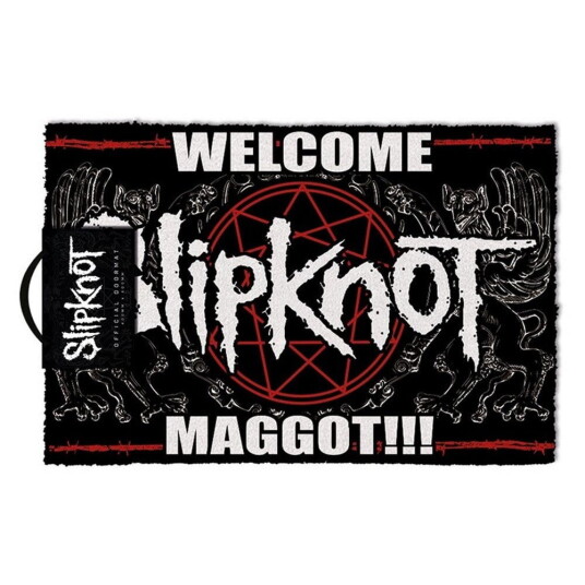 Slipknot Dørmatte Welcome Maggot!!!
