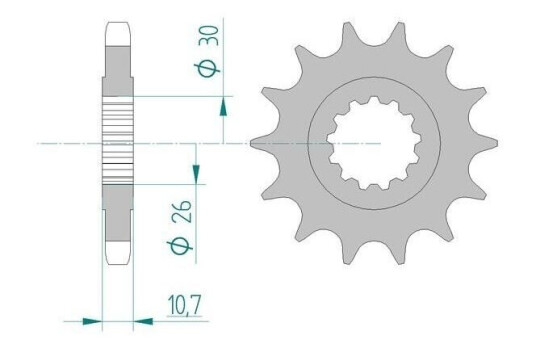 AFAM Framdrev 530 16T