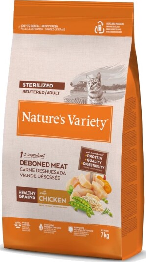 Nature’S Variety Tørrfôr Nature'S Variety Healthy Grains Sterilised Kylling 7 kg