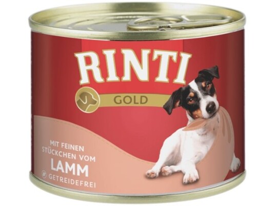 Finnern Rinti Gold Can Of Lamb 185G