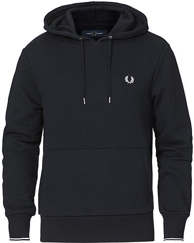 Fred Perry Tipped Hooded Sweatshirt Navy