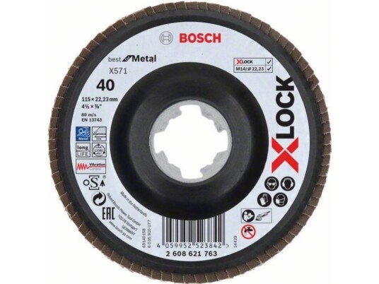 Bosch Lamellskive X Lock 115mm