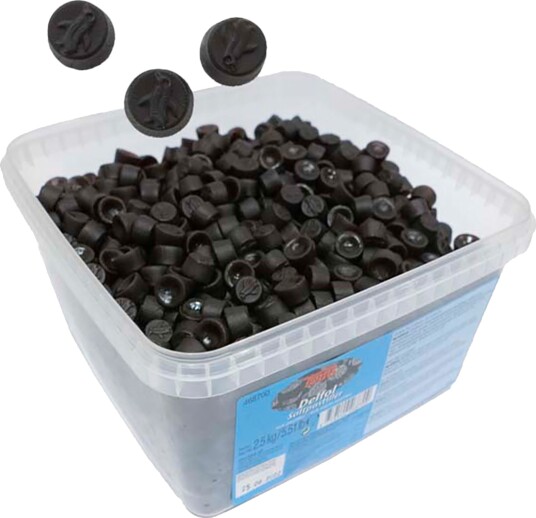ERT Godis Singel Pingvin Saltpastiller Stor pakning - 2,5 kg ERT Godis Singel Pingvin Saltpastiller Stor pakning - 2,5 kg