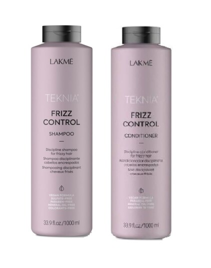 Lakmé Teknia Frizz Control Shampoo 1000 ml + Lakmé Teknia Frizz Control Conditioner 1000 ml