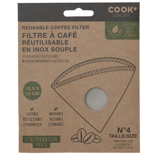 Northix Gjenbrukbart Kaffefilter Rustfritt Stål Northix Gjenbrukbart Kaffefilter Rustfritt Stål