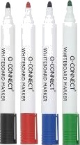 Whiteboard Marker Q-Connect Blå, Rød, Sort, Grøn Rund Spids 2-3 Mm,60 Pk X 4 Stk/Krt Whiteboard Marker Q-Connect Blå, Rød, Sort, Grøn Rund Spids 2-3 Mm,60 Pk X 4 Stk/Krt