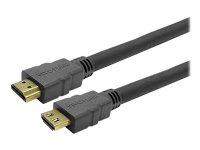 VivoLink Pro - High Speed - HDMI-kabel med Ethernet - HDMI hann låsing til HDMI hann låsing - 1 m - skjermet - svart - 4 K 60 Hz (4096 x 2160) støtte