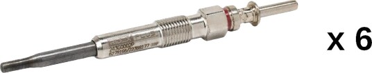 Glødeplugg RIDEX PLUS 243G0188P