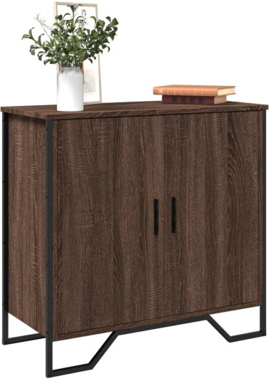 Skjenk brun eik 78x35,5x74,5 cm konstruert tre 8721102811111