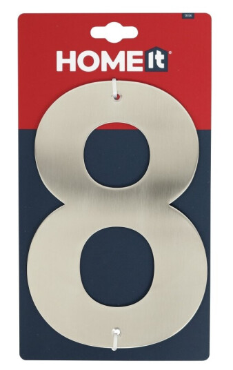 Home It® Husnummer 8 Rustfrit Stål Home It® Husnummer 8 Rustfrit Stål