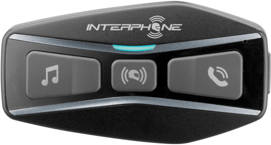 Interphone U-com 4 Bluetooth-kommunikasjonssystem enkeltpakke en størrelse Svart