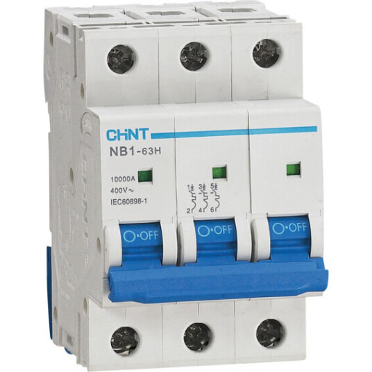 Chint Automatsikring 3P 16A C-KAR 10KA Cenika - 1615538