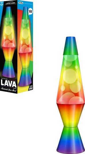 Lavazza Lampe Hvit/Tri colour regnbuefarget fot 37 cm
