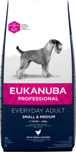 Eukanuba Hundefôr Everyday for Small & Medium Raser 16,5 kg Eukanuba Hundefôr Everyday for Small & Medium Raser 16,5 kg