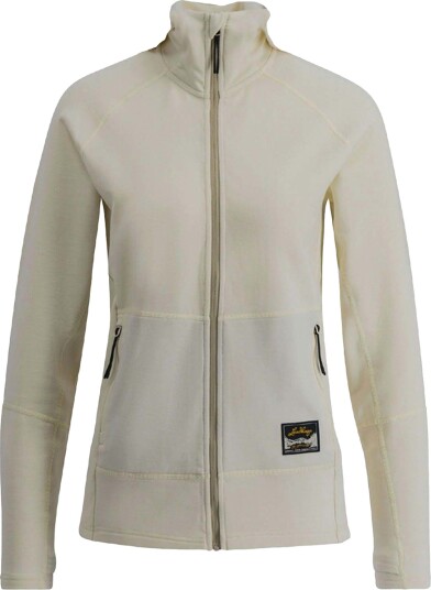 Lundhags Women"s Tived Merino Full Zip Chalk White XS
