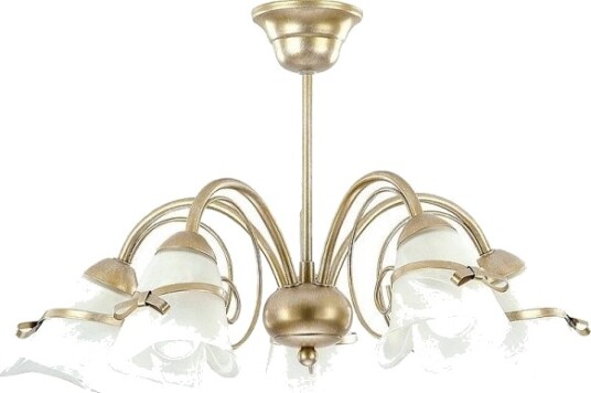 Luminex Pendellampe Luminex Pendellampe Pendel 5X60w E14 Gull 0073