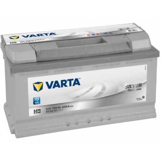 VARTA Silver Dynamic Batteri 12V 100AH 830CCA +høyre H3.