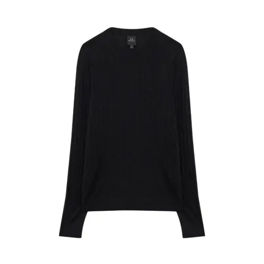 Armani Exchange Herre Strikkevarer Svart M, Armani Exchange Herre Strikkevarer Svart M,