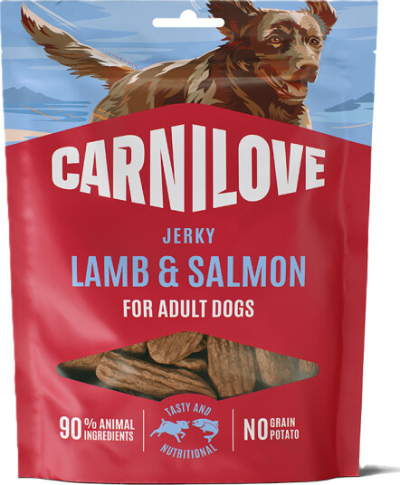 Carnilove Hundegodbiter: Lam med Laks 100 g - Naturlige Snacks til Hund Carnilove Hundegodbiter: Lam med Laks 100 g - Naturlige Snacks til Hund